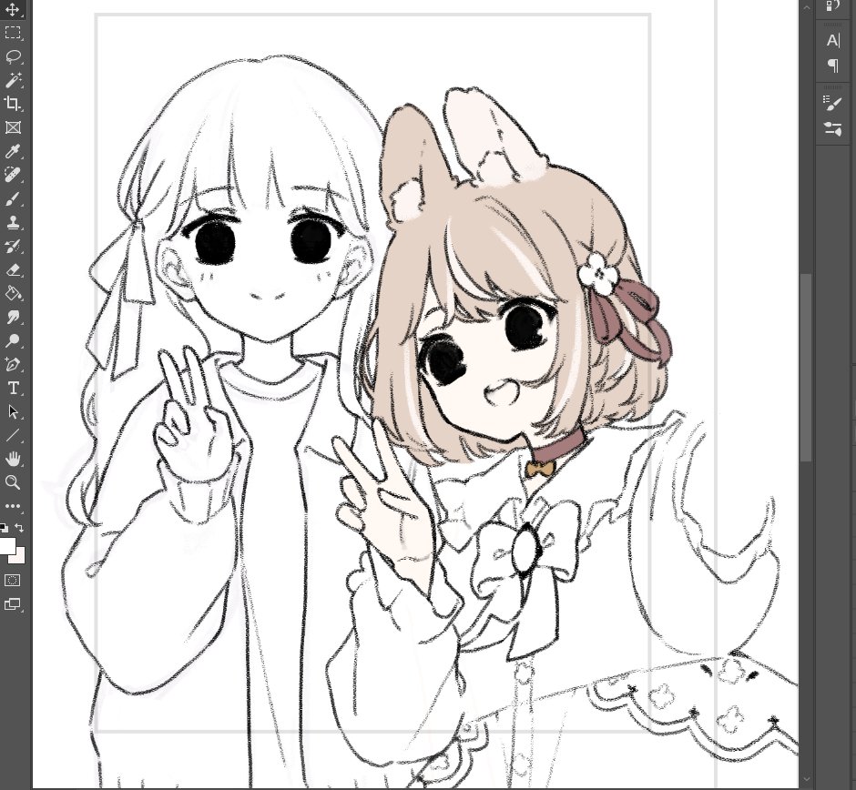 ✌🏻💕 #wip #途中経過 