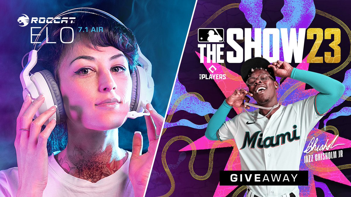 TurtleBeachPC's tweet photo. To celebrate the launch of #MLBTheShow23, we're giving away a copy of the game and an Elo Air Headset ⚾

To enter, simply follow @ROCCAT, like and retweet this post and tag a friend in the comments! 👇 https://t.co/pNHs7VOOcJ