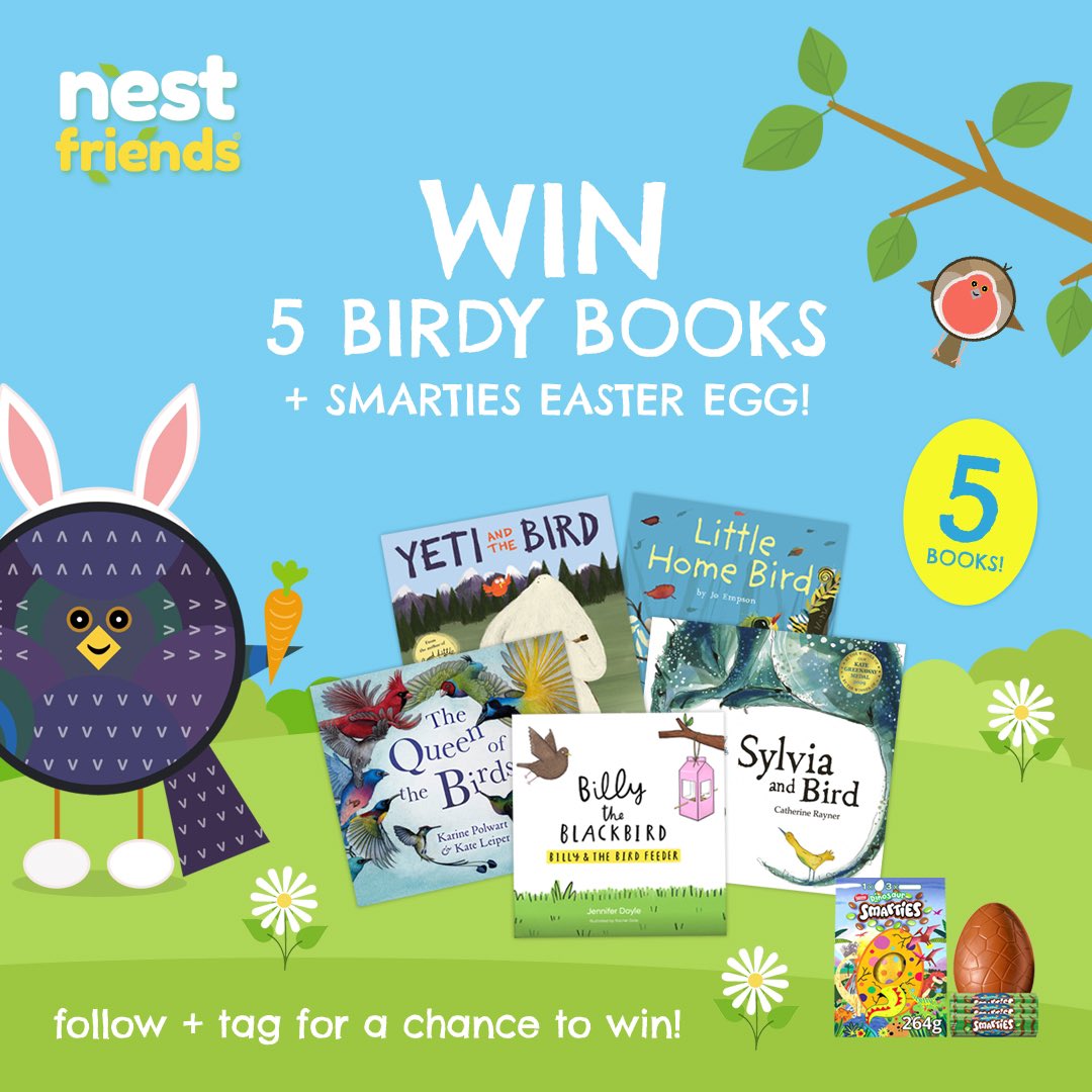 NestFriendTweet's tweet image. 🏆 Competition Time! 📚

We’re giving away an Egg-cellent birdy book bundle + a BIG Smarties Easter Egg

TO ENTER

✅ Follow us

✅ Tag 2 friends

Full competition details here👇🐣 

nestfriends.co.uk/post/easter-co…

#Giveaway #GiveawayUK #Competition #Easter