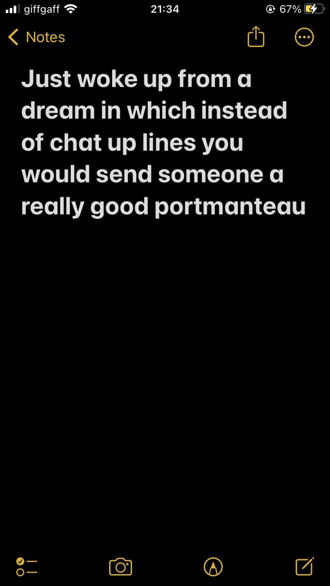 katpayneware's tweet photo. Woke up to this note on my phone &amp; I’m now seeking others willing to help me establish it as common practice https://t.co/rq4Q5bTzBp