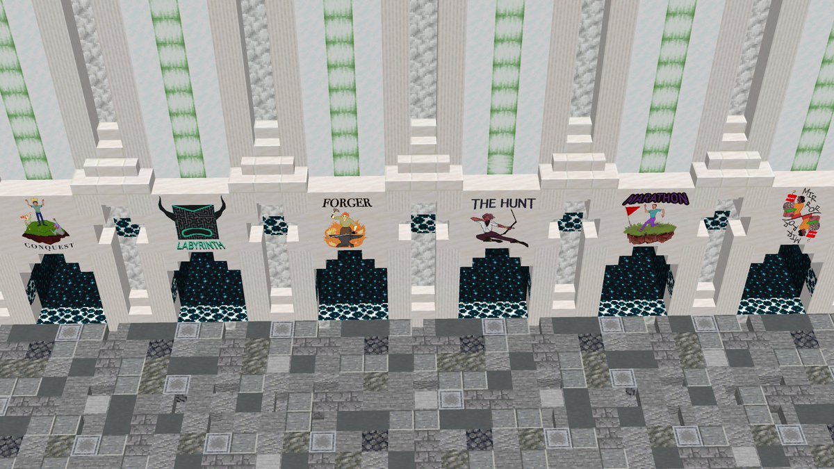 CrownQuestMC's tweet photo. With Crown Quest 3 this Saturday, which game is going to get voted to be played first? Is Labyrinth going to continue its 2 game streak of being voted first or is there going to be a change up? #CrownQuest #CQ3 https://t.co/GIPoCudAw2