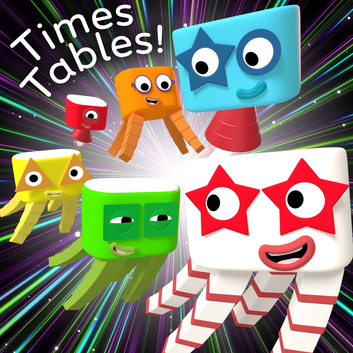 Numberblocks on twitter stream all of the numberblocks times