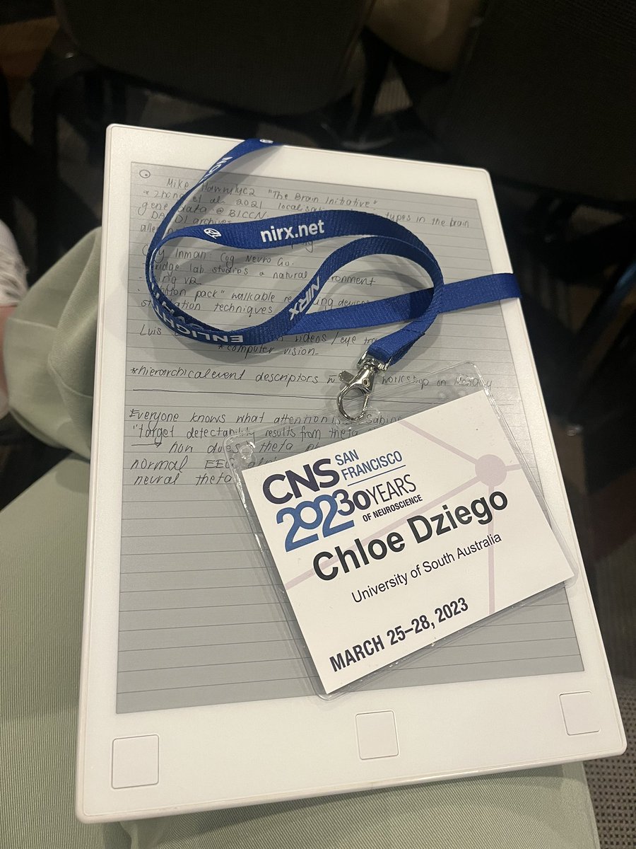 chloeadee's tweet image. Third day of #CNS2023! Looking forward to sharing my poster tomorrow.