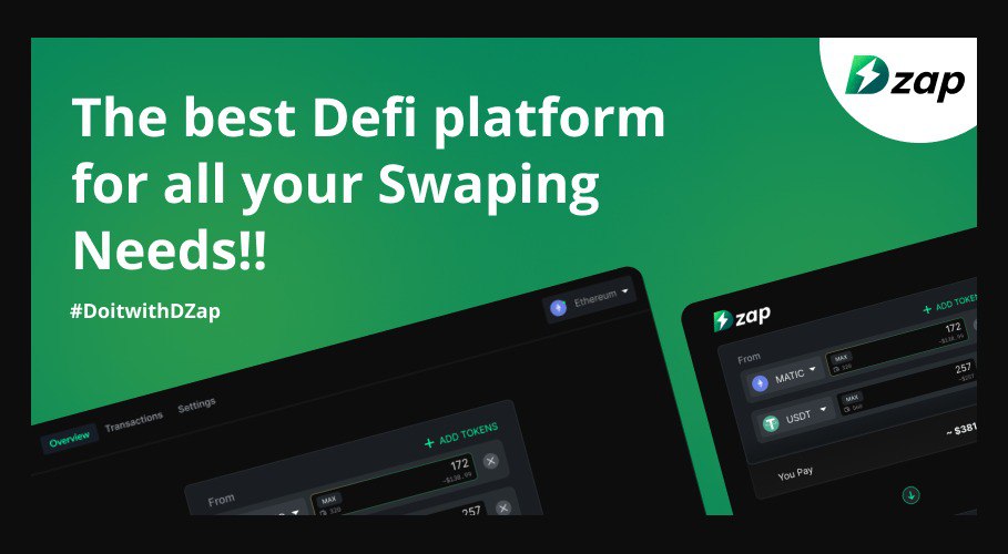dzap_io's tweet photo. Are you tired of wasting time on one-by-one swaps?
Discover DZap's batch swap feature today and streamline your trading game!
Save upto 80% time while swapping multiple tokens
Try it now at https://t.co/bilFvVBXzf
#DoWithDZap #DeFI #BatchSwap https://t.co/JMMwY4AosS