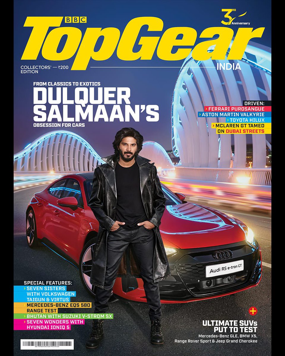 TheMediaForte's tweet photo. .@dulQuer is the first actor from South India to get featured on the cover of Top Gear India. Great 🤩♥️ https://t.co/gtgrffBsba