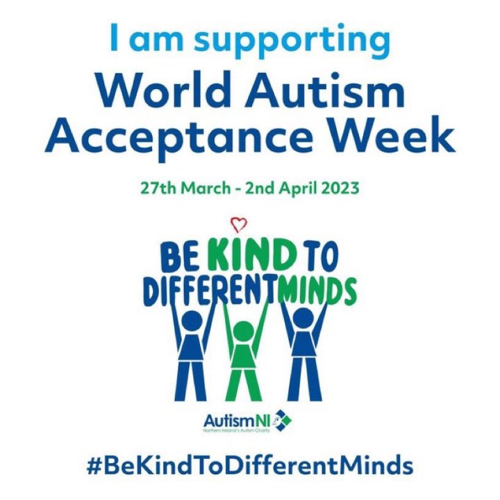 Proudly supporting World Autism Acceptance Week. #BeKindToDifferentMinds this week and always!