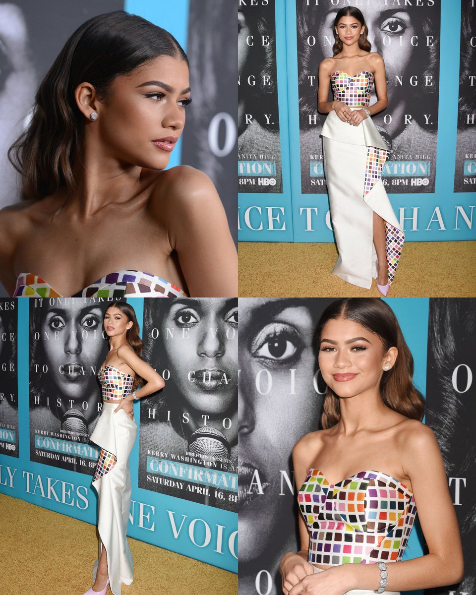 filesofzendaya's tweet image. .•❀ 𝐓𝐇𝐑𝐎𝐖𝐁𝐀𝐂𝐊 —  Los Angeles Premiere For HBO Films&apos; &quot;Confirmation&quot; ┊ 2016
