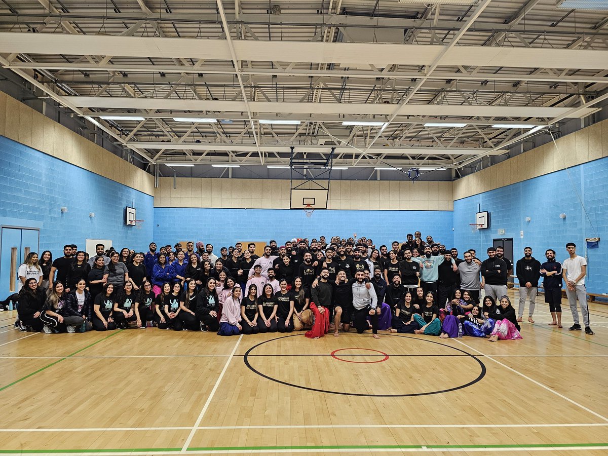 LionsBhangra's tweet photo. A huge turn out of 129 people at our GCC X Lions Bhangra Charity class. Thank you to all the individuals and teams who made it to our classโค๏ธ.
The full video of the routine to follow later this week๐ค
#unitythroughdance #unityinbhangra https://t.co/A8gy0XRnPt