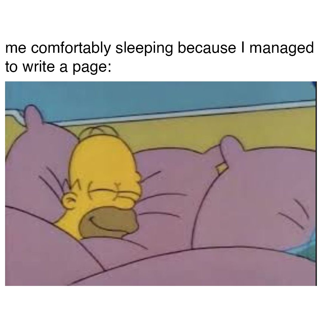 STFernandez's tweet photo. It felt damn good to get my write on this morning. It may not have been as much as I wanted to get out, but even the smallest progress counts. 🤓❤️✍️📚

#writerstruggles #writermemes #writingmemes #authormemes #writingstruggles
#authorstruggles
#amwriting #writingcommunity https://t.co/bkomGHcg1I