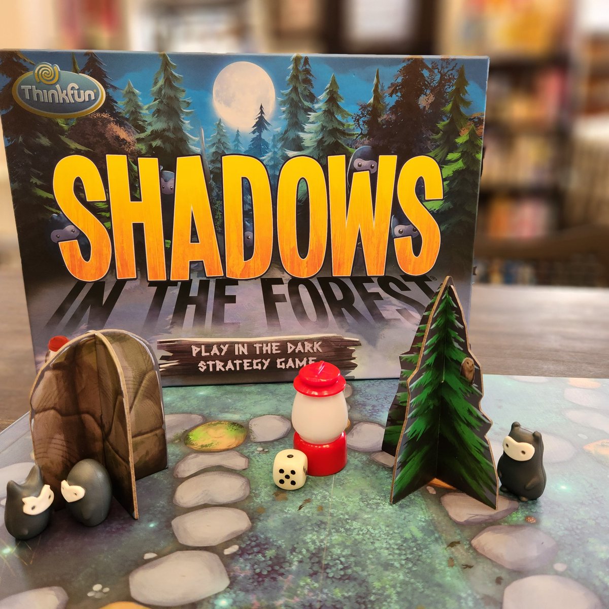 BuzzCityGames's tweet photo. Turn off the lights for this immersive and totally unique game from @ThinkFun 🌲🌲🌲
You can control the lantern, and try to shed light on the mysterious creatures that live in the forest or play as the shadowlings, working together to hide in the shadows. 
Ages 8+ 
2-7 players https://t.co/7Xry1i09Kr