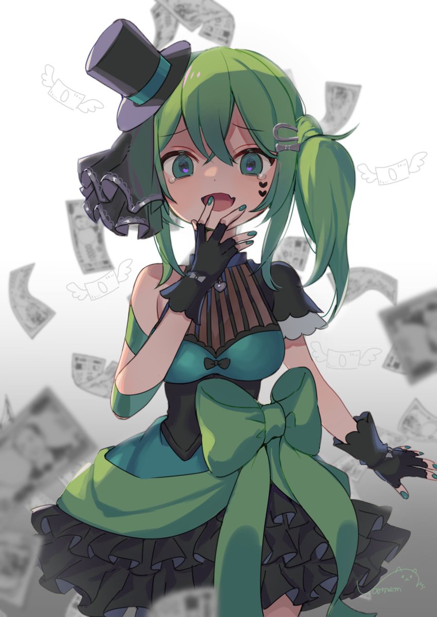 「闇落ち変色なかみちゃん描いてたら当てて大勝利してた #なかみすけっち 」|のあめむ ५✍のイラスト