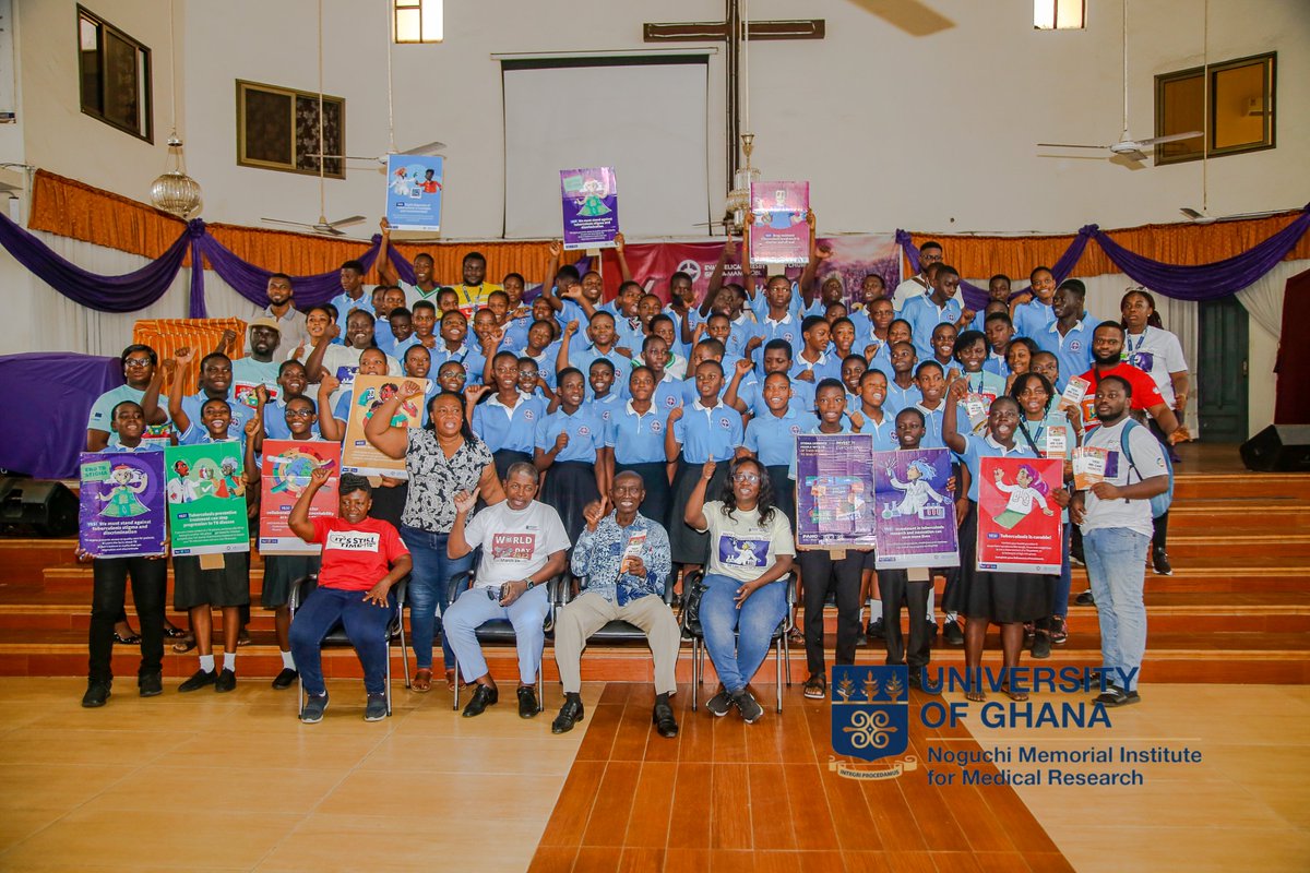 Enjoy these photos from the TB education by @NMIMR_UG in collaboration with @KBTH_GH with support from Mamprobi and Ussher Hospitals at the E. P Church School, Mamprobi.

#YesWeCanEndTB 
#WorldTB2023
#TBEducation
#NoguchiWorkingToSaveLives