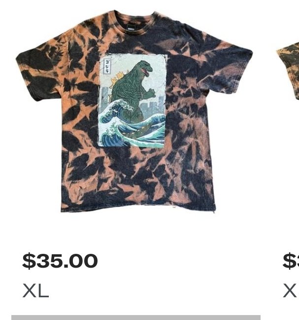 Godzilla Shirt- 💥SOLD!💥
.
#GODZILLA #upcycle