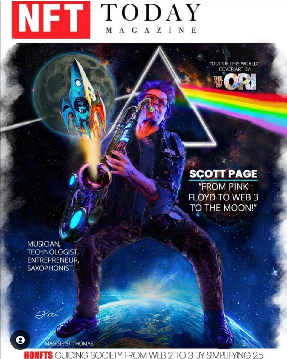 I wrote some kick ass #web3 feature interviews for @nfttodaymagazine including @CathyHackl , @iamscottpage and @JayRosenzweig to name a few It's out now, just follow tag NFT TODAY MAGAZINE #nft #media #interviews #rock #moon #newyork #losangeles #crypto