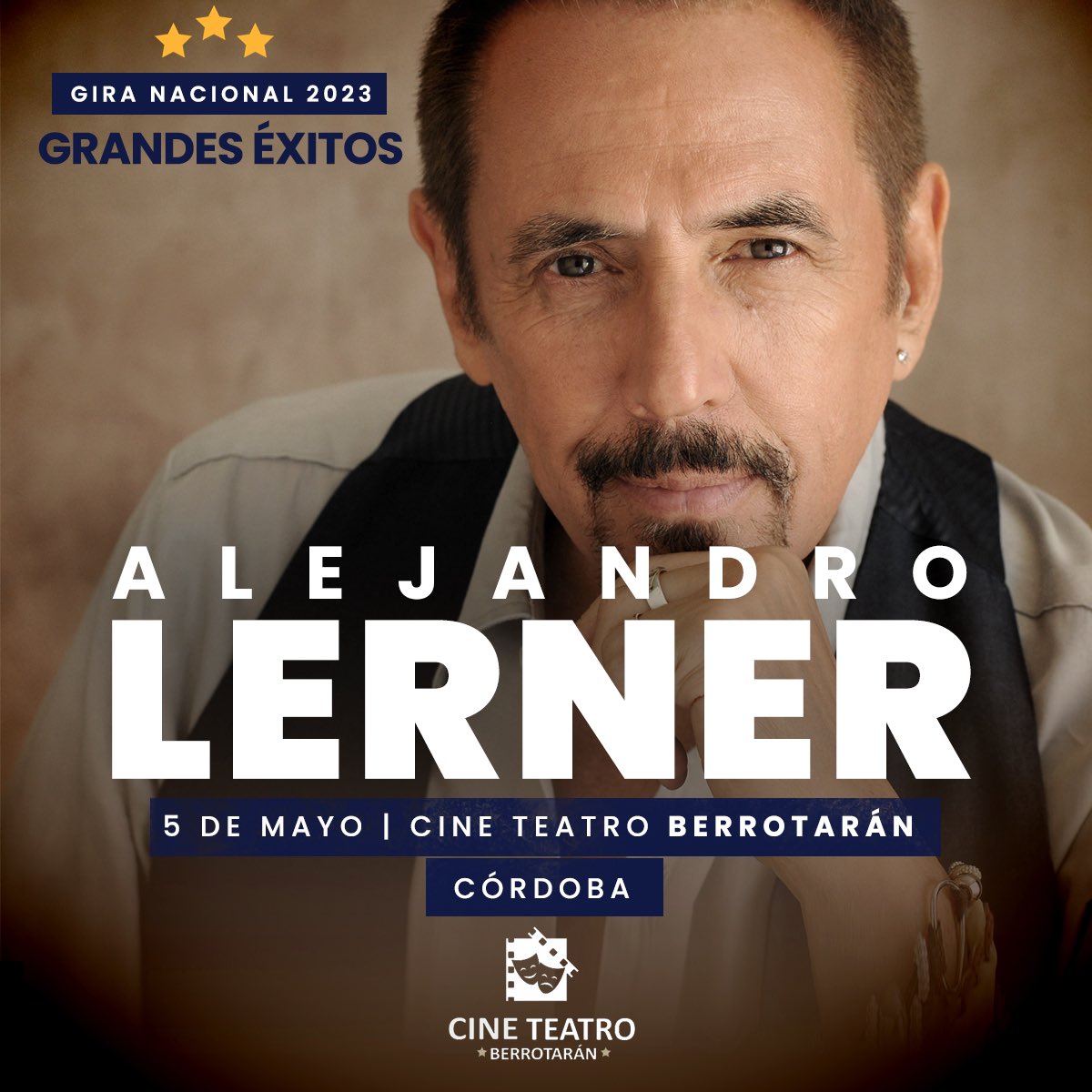 alelernerok's tweet photo. GIRA NACIONAL 🇦🇷 BERROTARÁN · 
⭐️⭐️⭐️ ALEJANDRO LERNER - GRANDES ÉXITOS 
Allí estaremos con toda mi banda! 

📌5 de Mayo 
📍Cine Teatro Berrotaran • Córdoba 

🟪 Reservá ahora tu lugar 👇
TICKETS https://t.co/ei7L58yRez 
@alpogo.tickets 

Los espero a todos! 💜💜 https://t.co/qlbBbl25p3