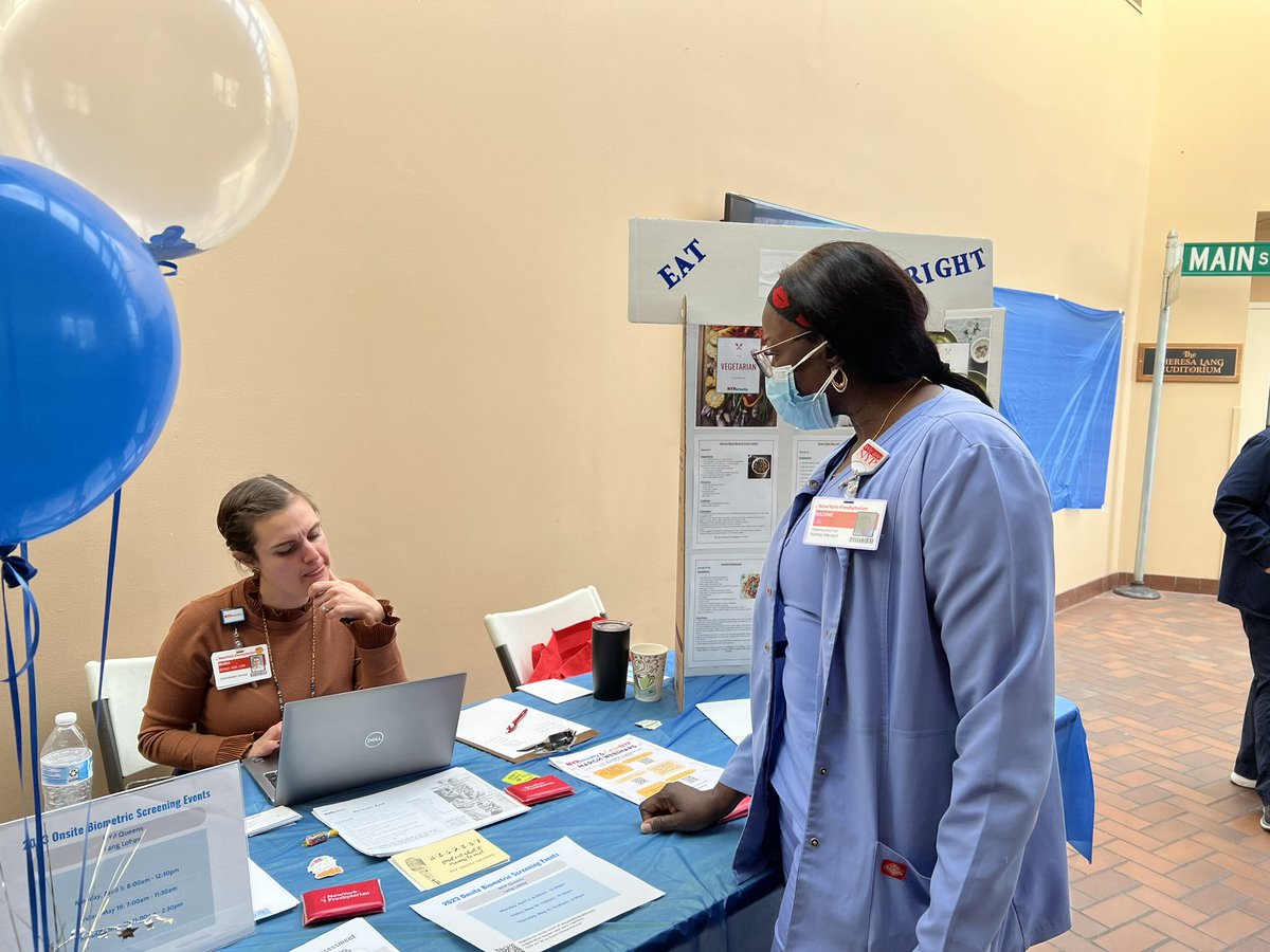 Colon Cancer Awareness #NYP Queens Thank you <a href="/MBtheRD/">Maria Biondi, RDN, CDN</a>