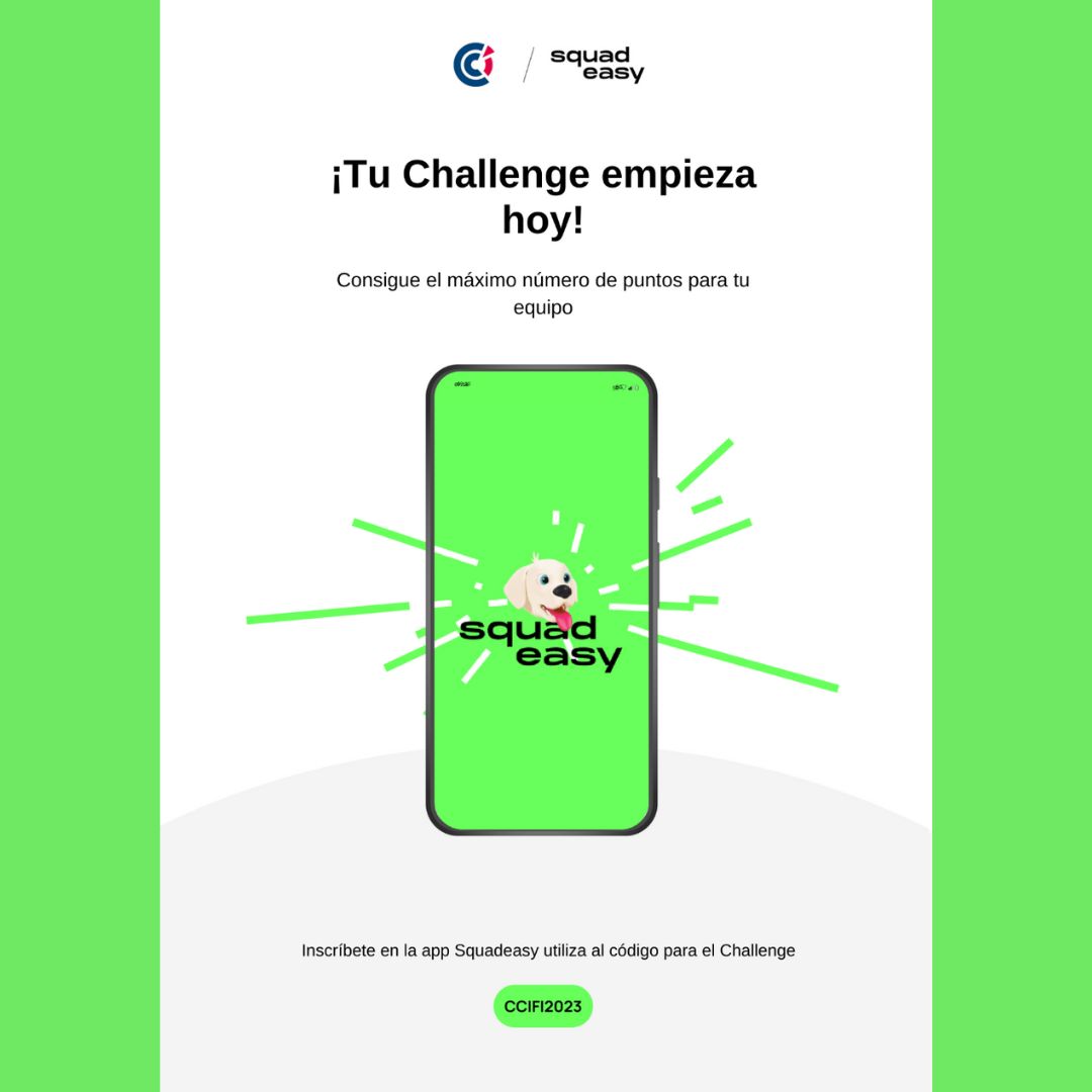 🇨🇴 ¡Tu Challenge empieza HOY! 🏃‍♂️
🚴‍♀️ ¿Qué esperas para conseguir el máximo número de puntos? 👀 
Mayor información 👉 bit.ly/41C0Hn7 

#challenge #sportif #squadeasy #ccifi #theseacleaners