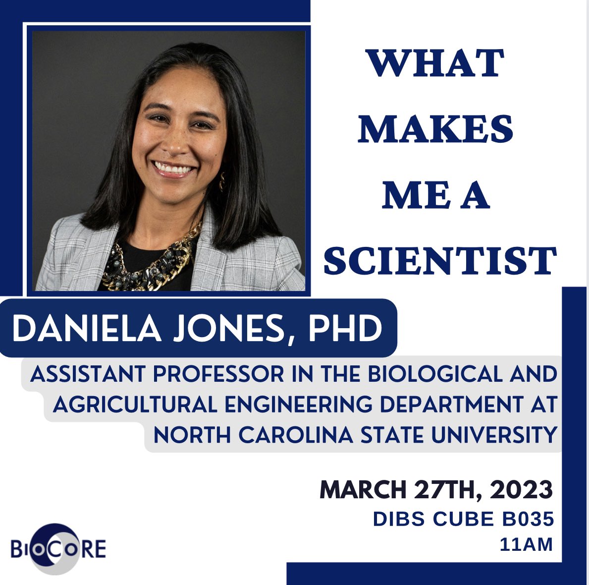 DukeBioCoRE's tweet photo. Wow! One of the most invigorating talks we’ve had this year! So much energy. We even got to do some physical activity. Thank you @drDaniJones! Come back anytime! #WMMS #WeAreDukeBioCoRE https://t.co/IIoZeRQv3y