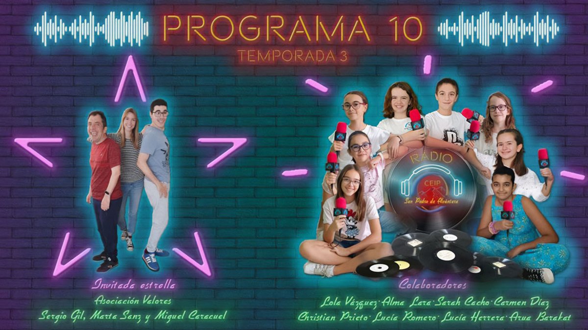 _RadioSanPedro_'s tweet photo. Radio CEIP San Pedro: Asociación Jóvenes Valores - T03-P10. https://t.co/pwGmPT9oL6 Radio San Pedro Alcántara

#RadioEscolar #Entrevistas #ObraSocial #IntegraciónSocial #Igualdad #SanPedroAlcántara #NuevaAndalucía https://t.co/ytcWISSvK3