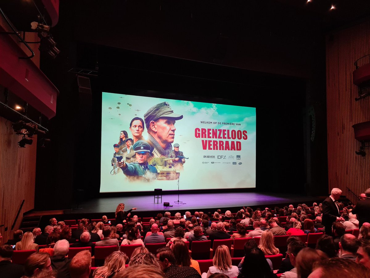 marketingdrenth's tweet photo. Vandaag is de #première van de film #GrenzeloosVerraad. De film is op verschillende plekken in #Drenthe gedraaid en is vanaf 30 maart te zien in de bioscoop. https://t.co/iA6YYydEzl