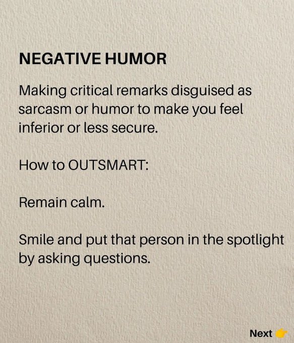 Negative Humor