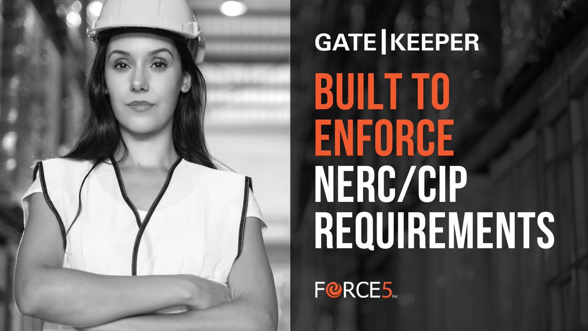 Force_5's tweet photo. Gatekeeper isn't visitor management; it's *visitor enforcement*. https://t.co/nrYrj7osc2 Our unique, escort-centric workflow was built to *enforce* NERC/CIP visitor requirements and provide you with an effective control for the CIP-006 standard to keep you Always Audit Ready. https://t.co/HjVCBh3Qhk