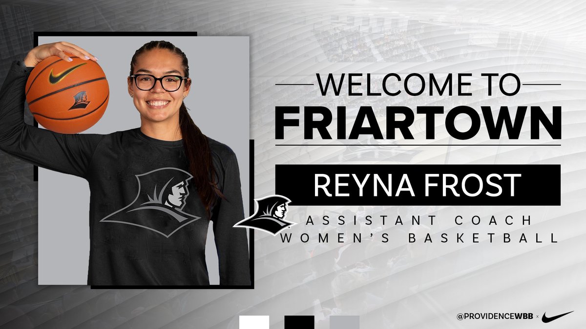 ProvidenceWBB (@providencewbb) on Twitter photo Another piece of the puzzle is in place🧩
Welcome Assistant Coach Reyna Frost (<a href="/FrostReyna/">Reyna Frost</a>) to Friartown‼️
Official Release: friars.com/news/2023/3/27… Another piece of the puzzle is in place🧩
Welcome Assistant Coach Reyna Frost (<a href="/FrostReyna/">Reyna Frost</a>) to Friartown‼️
Official Release: friars.com/news/2023/3/27…