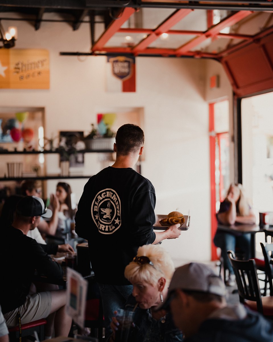 blacksmithgrill's tweet photo. Order at the counter then choose a table - we’ll be right out with your tasty food!

If you can’t make it in you can also order pickup/delivery on our website!

Order online: https://t.co/K97LPjDA2c https://t.co/3jOLJqLWfp