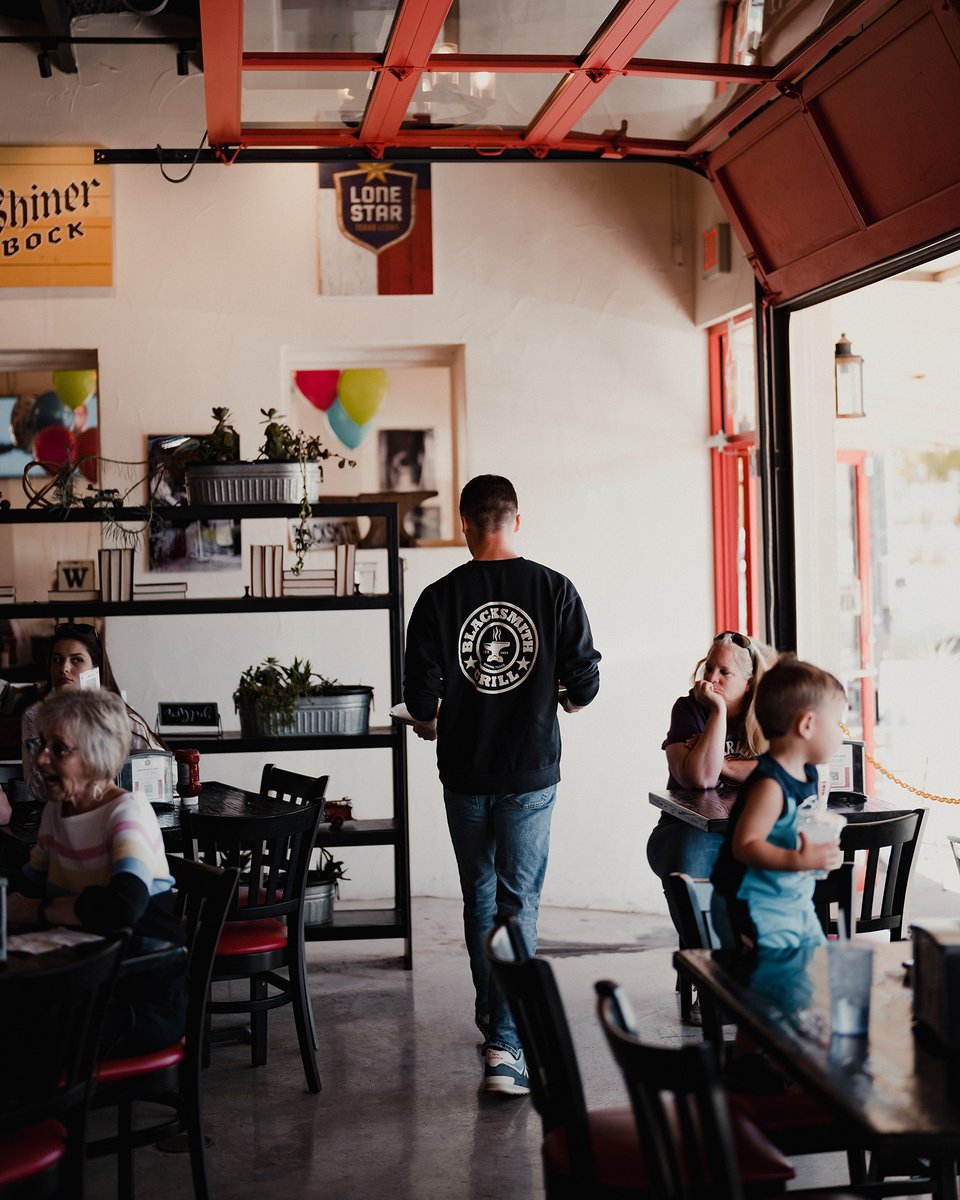 blacksmithgrill's tweet photo. Order at the counter then choose a table - we’ll be right out with your tasty food!

If you can’t make it in you can also order pickup/delivery on our website!

Order online: https://t.co/K97LPjDA2c https://t.co/3jOLJqLWfp