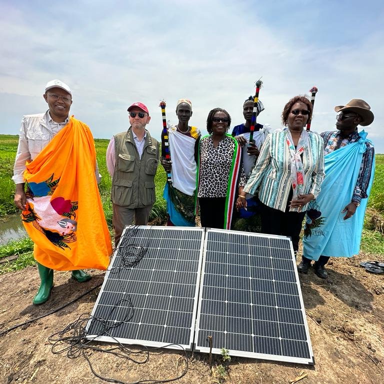 I had the opportunity to interact with beneficiaries, particularly women, and see firsthand the transformative effective of these projects on their #foodsecurity, their livelihoods, and the resilience of #SouthSudan.  🇸🇸 2/2