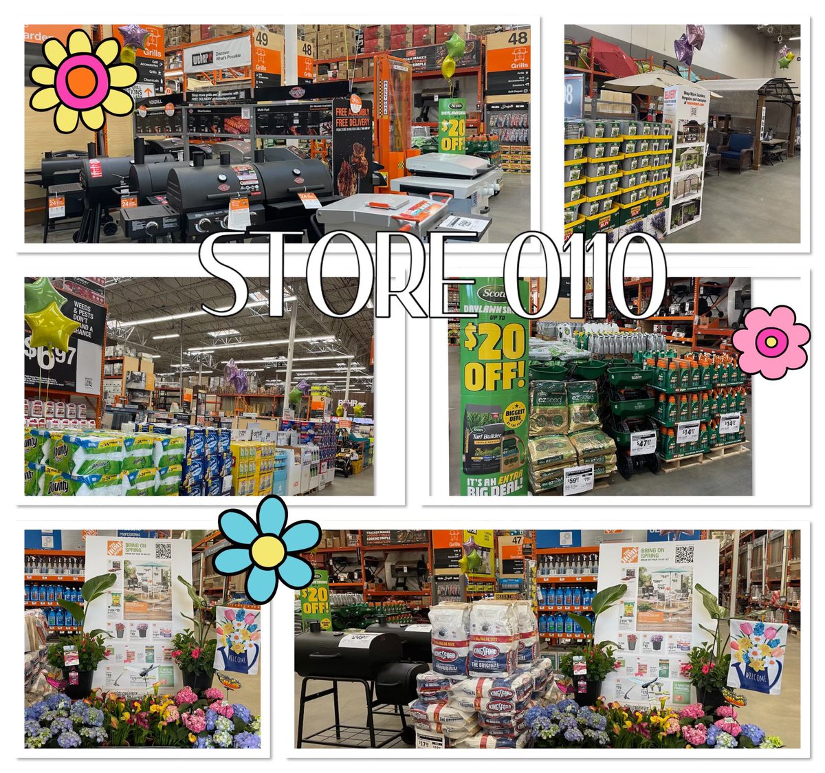 #0110 ready to drive spring sales! Thanks to my leadership team and great associates! The store looks amazing! <a href="/SharptonDavid/">David Sharpton</a> <a href="/thdtunya/">Tunya Williams</a> @ASMMaribelOrtiz 🌸💐🌷🌻🥀🌼🌹