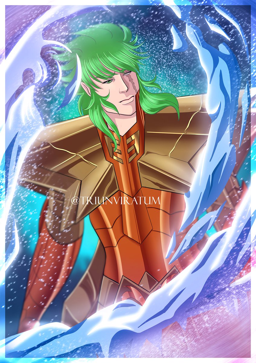 Kraken Isaak - My entry for @SaintSeiyaZone Asgard & Atlantis Zine! 
My first entry for this zine for atlantis side 💚💚
I´m really proud about my entry´s zine i can see my improvement as an artist. ;D
#SaintSeiya #krakenisaak