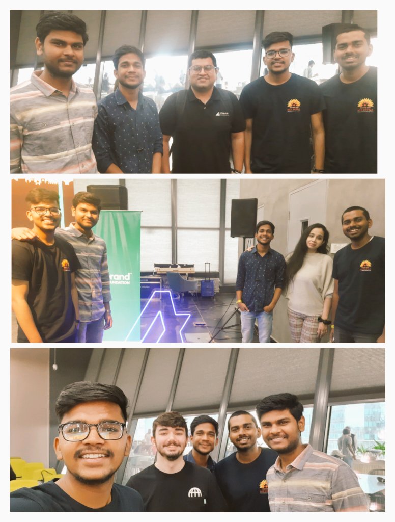 NikhilG1904's tweet photo. Truly remarkable event #AlgorandHackHouse in Hyderabad... Got to learn and connect with so many awesome developers and founders and the awesome DevRels @ryanRfox @joe_polny .
All Thanks to @niikkhhiil @anil_vikasa @mohita_algo @Algo_Bharat @Algorand 😃

#Algorand #algofam https://t.co/YLXjyNNPZi