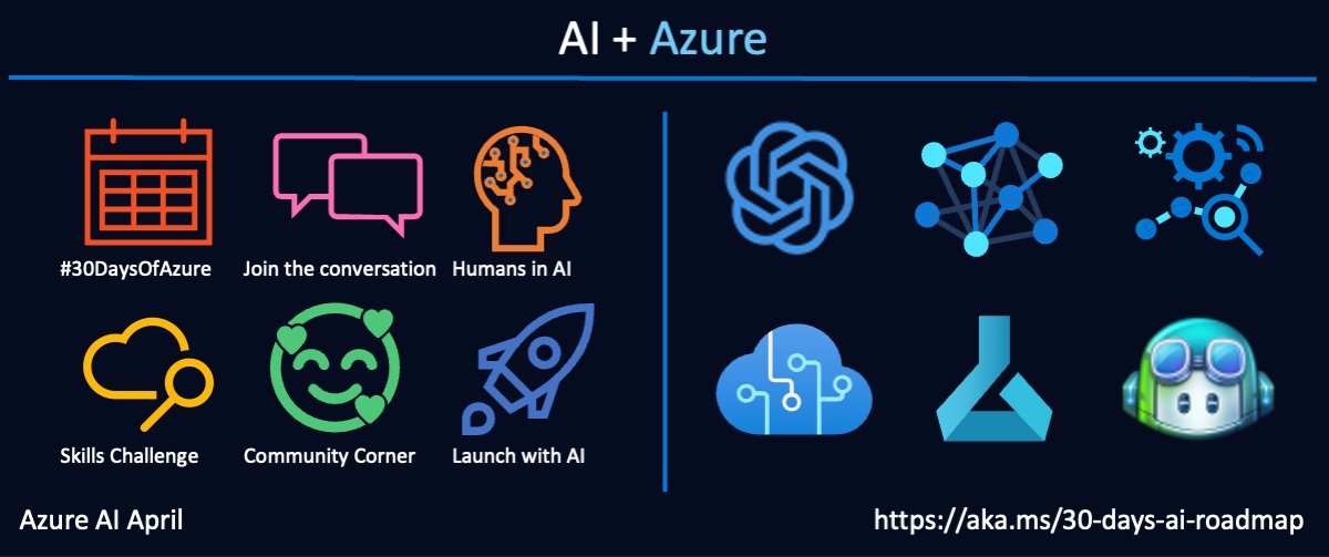 python_spaces's tweet image. Take your AI skills to the next level with the #30DaysofAzureAI program for FREE! 🚀

Check out this well-designed roadmap to level up your AI skills with @Azure 

This programme launches today with daily posts over April by @dglover

A thread 🧵👇