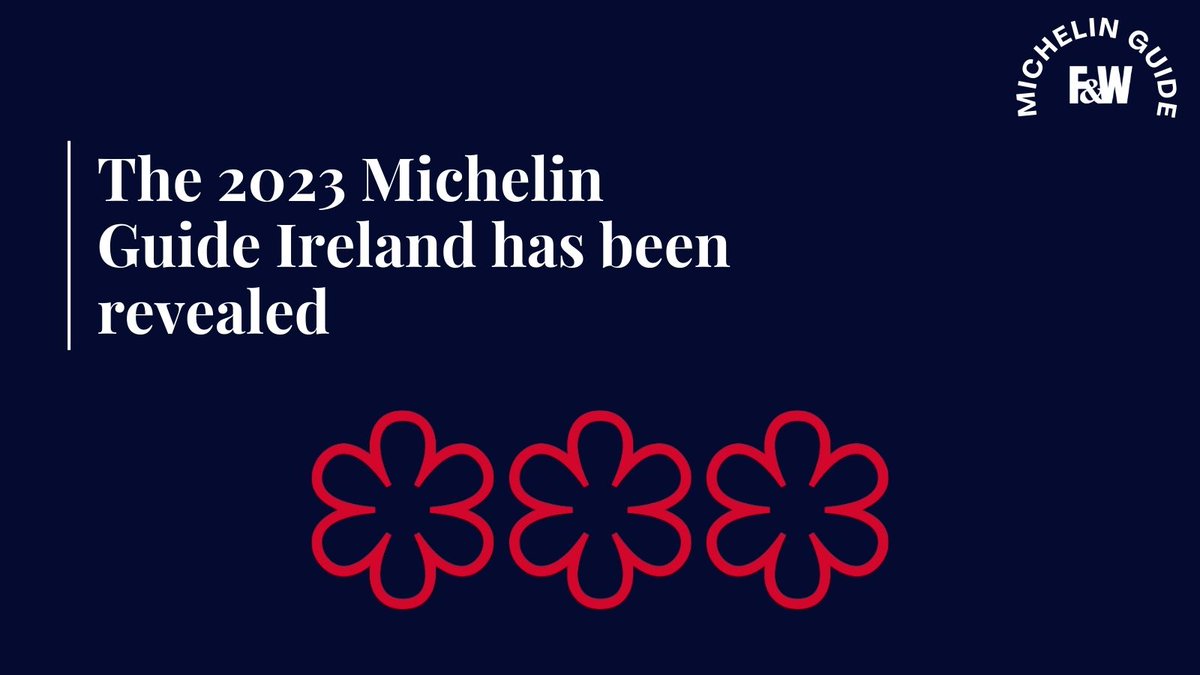 foodandwineIE's tweet image. The @MichelinGuideUK is being revealed in England tonight - we&apos;re hoping for lots of good news for Irish restaurants ⭐️⭐️⭐️#MICHELINGuideGBI