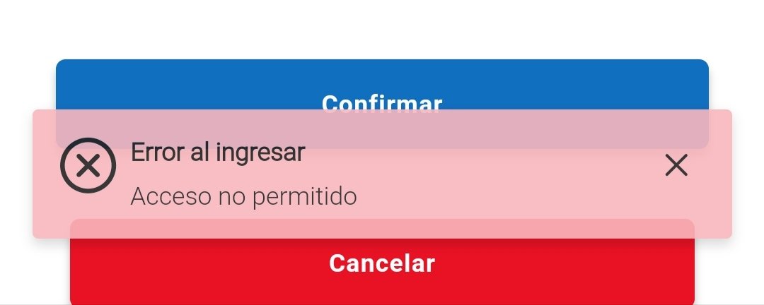 rey_r7's tweet photo. @ClipSAIME Buenas tardes, estoy solicitando recuperar la contraseña y solo indica Error al  ingresar 
Acceso no permitido https://t.co/YdhoYk5xfd