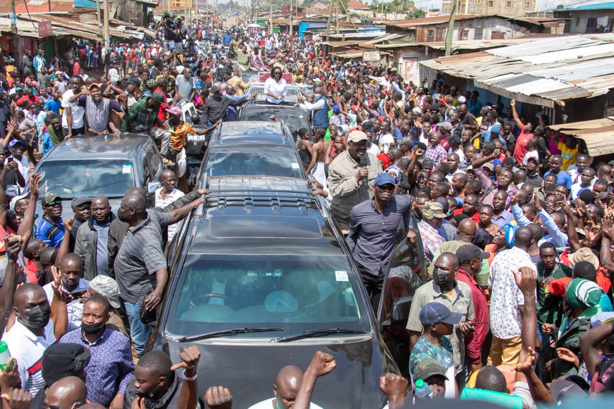 RailaOdinga's tweet image. Under Rigathi's express orders, police brutality against peaceful demonstrators increased today. 

Our resolve, on the other hand, has grown from strength to strength. 

We want to assure the illegitimate regime that we will see them bright and early on Thursday. Nationwide.