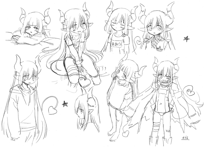 えま★おうがすとさんらくがき。 
