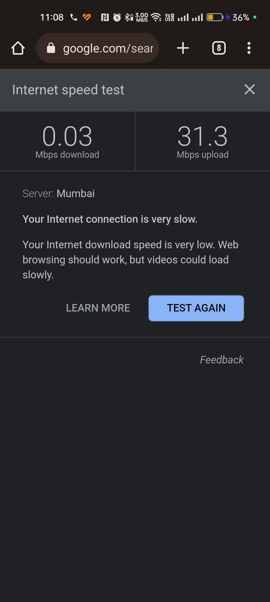 akash_saxena_dp's tweet photo. Bsnl fiber🤣
#bsnl
#bsnlfiber
#fiber
#india
#indiainternet
#highspeednet https://t.co/40eQFSXNl5