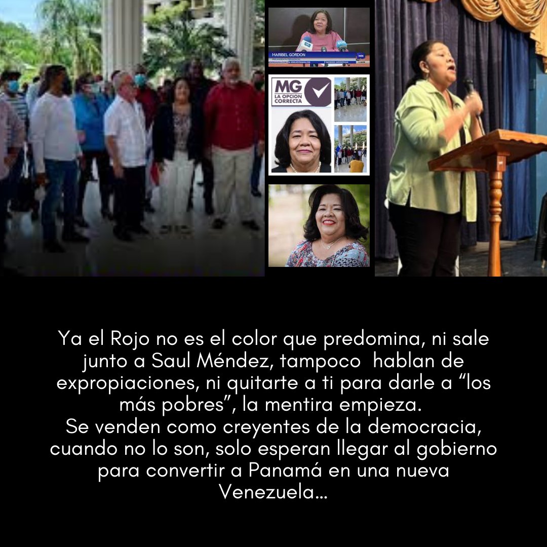 NOIZQUIERDAPTY's tweet photo. Solo esperan llegar al gobierno para convertir a Panamá en una nueva Venezuela.
#COCIP #CiudadanosOrganizadosContralaIzquierdaPanameña #niunafirmamasparalossocialistas https://t.co/HYdIuG6cuV