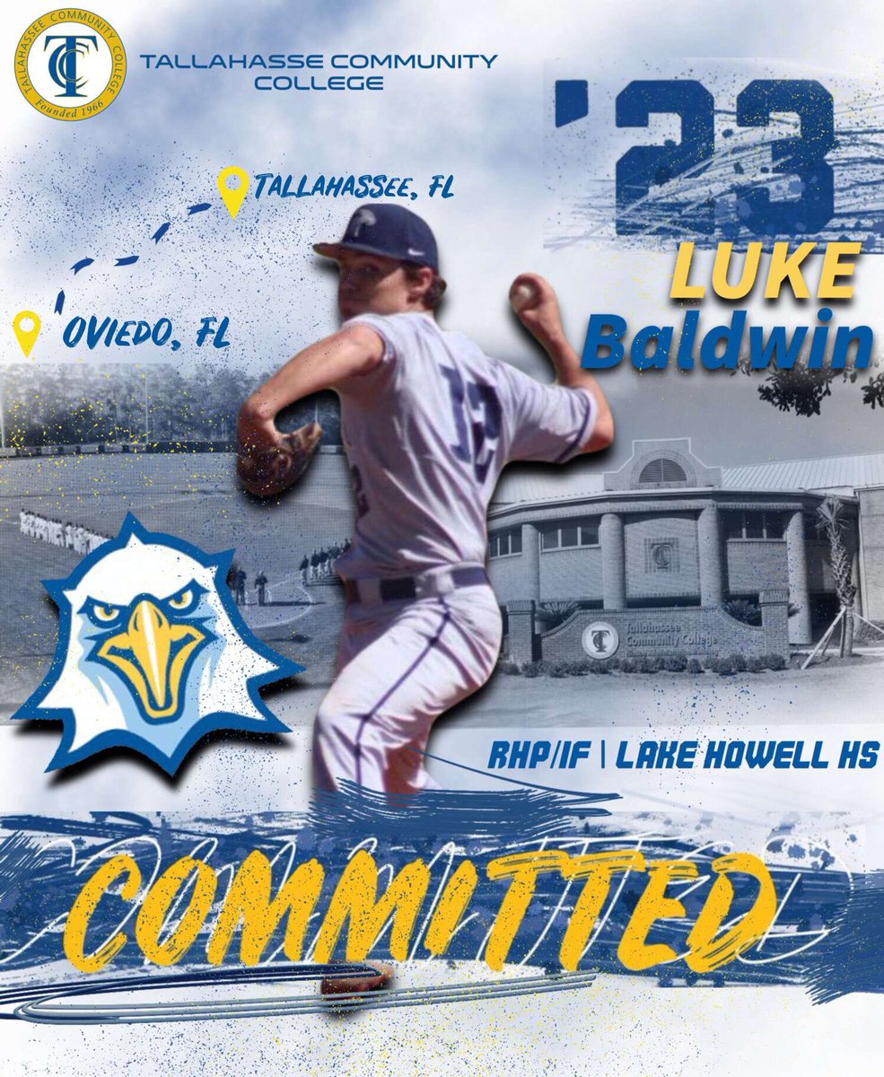I am super excited and honored to announce my commitment to play college baseball at Tallahassee Community College. I would like to thank God,my family,friends and all my coaches that have helped me accomplish this lifelong goal. Go Eagles!! <a href="/CrosBrosRecruit/">CrosBros Recruits</a> <a href="/PowerBSB/">Power Baseball</a> <a href="/LHBaseball/">Lake Howell Baseball</a>