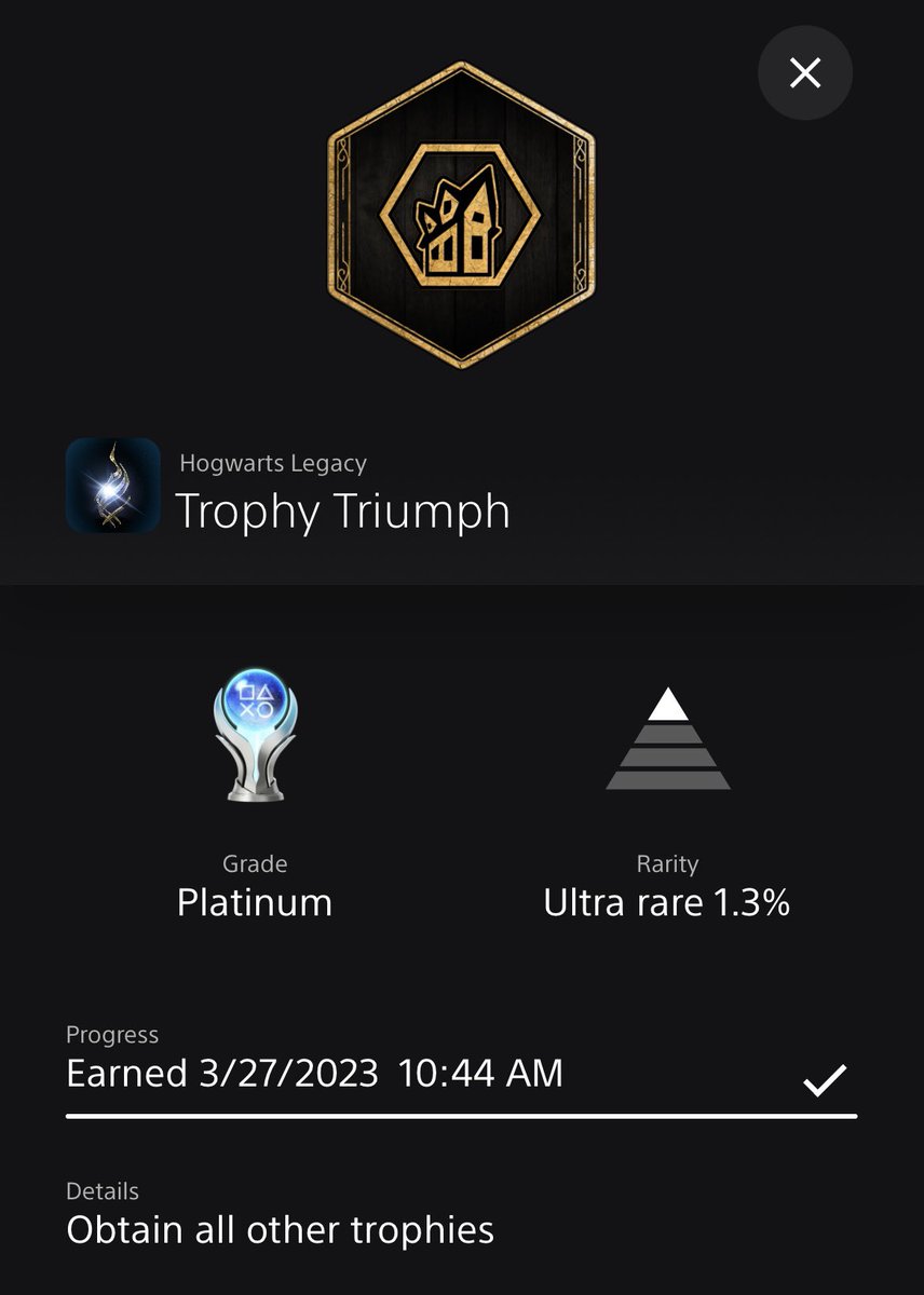TrainerJamesMTG's tweet photo. @AvalancheWB thank you for making such a phenomenal game set in the Wizarding World! I just earned the Platinum trophy today and it was worth every moment I spent at Hogwarts. I hope there's a sequel that picks up with year six! 🦡Hufflepuff forever!🦡 https://t.co/5JfFxiC573
