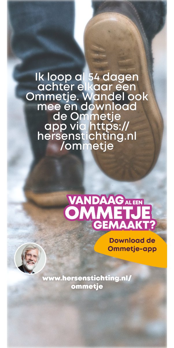 johnbob1965's tweet photo. Ik loop al 54 dagen achter elkaar een Ommetje. Wandel ook mee en download de Ommetje app via https://t.co/sR0aZKq7D5 https://t.co/yAIf5E3yPH
