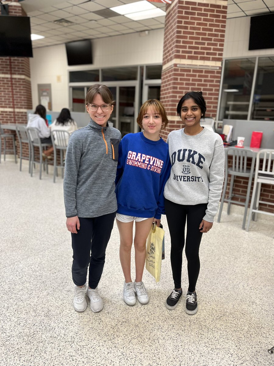 Our GHS UIL Ready Writing team took 1st (Akshaya), 2nd (Sarah), and 4th (Sofiya) at the District competition! 1 and 2 are going to Regionals in Lubbock! So proud of the hard work this team has put in! #ghsunity