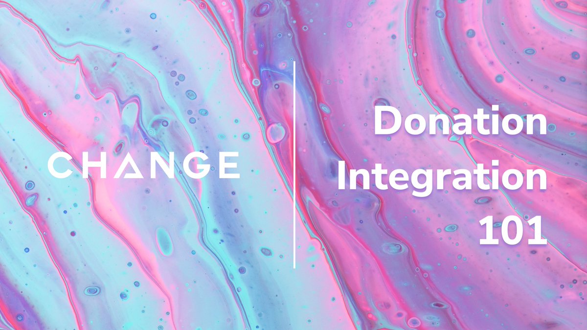 Want to incorporate charitable giving into your business model? Looking to add #donations to your existing application? Check out this step-by-step guide for devs here: link.getchange.io/donations101