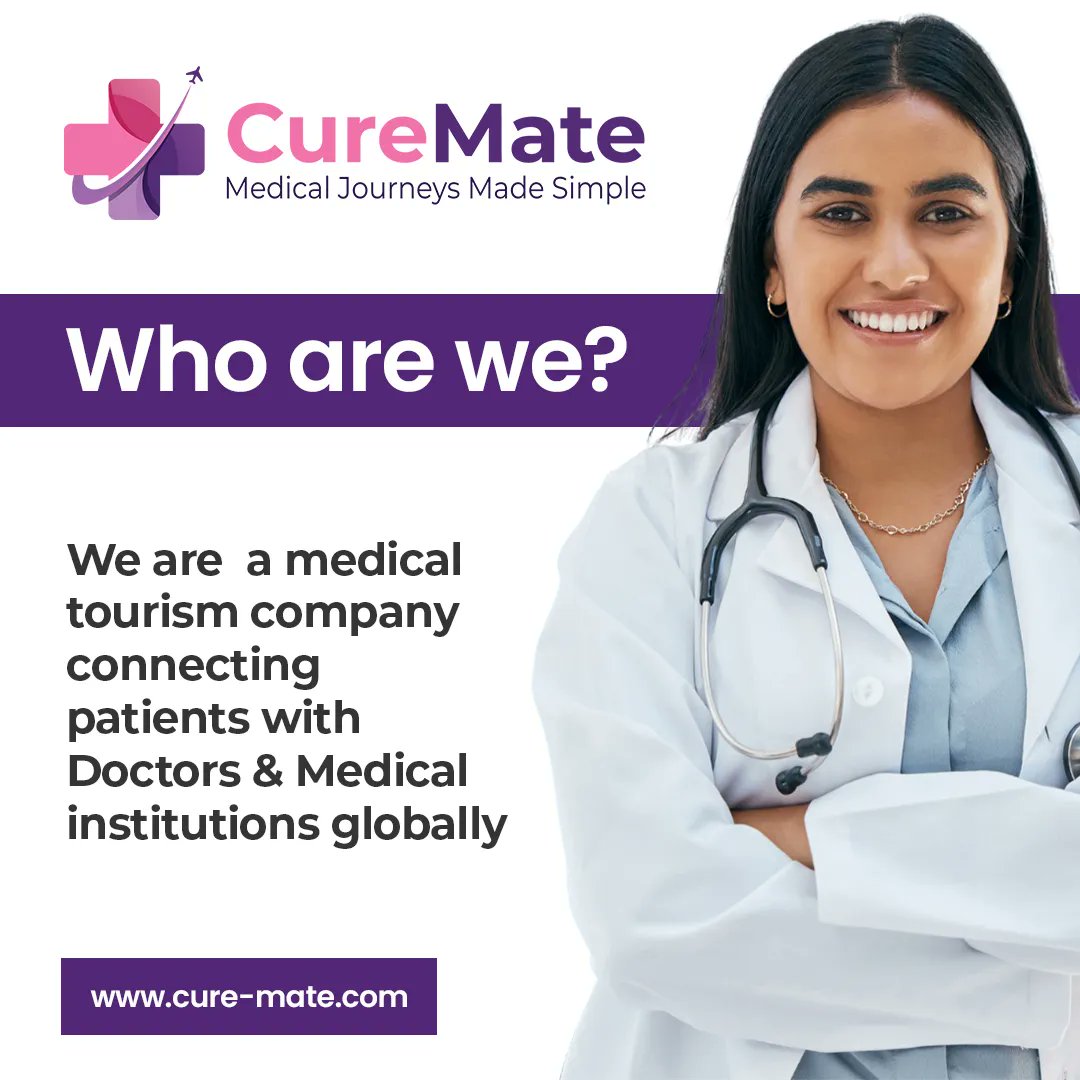 CureMate: A medical tourism company helping patients connect with hospitals/doctors globally. #medicaljourneys #bestdoctors #besthospitals