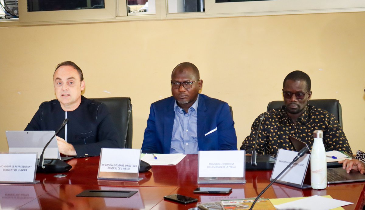 unfpa_mali's tweet photo. Sensibilisation de plus 5⃣0⃣ #Medias par @INSTAT_MALI avec l’appui de @unfpa_mali &amp; @ContactPARIS21 sur les enjeux liés aux résultats du #RGPH5.

Objectif : renforcer le partenariat afin de mieux promouvoir les données du dénombrement de la #population tenu en Juin 2022 au #Mali. https://t.co/cmHSLztOtb