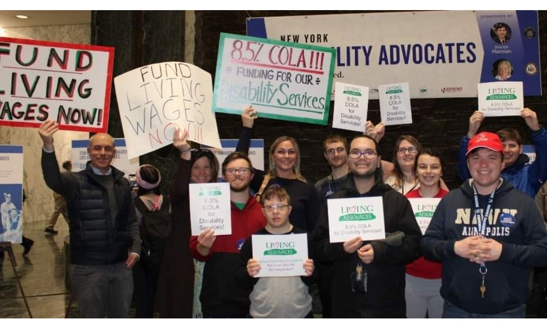 LivResourcesNY's tweet photo. With rising costs of inflation, a decades-long workforce crisis and chronic underfunding, the operational costs for non-profit I/DD provider agencies have drastically outpaced the funding the I/DD service sector needs to care for New Yorkers with I/DD.  https://t.co/30vAvjXYMv https://t.co/mpCOfdoDgd