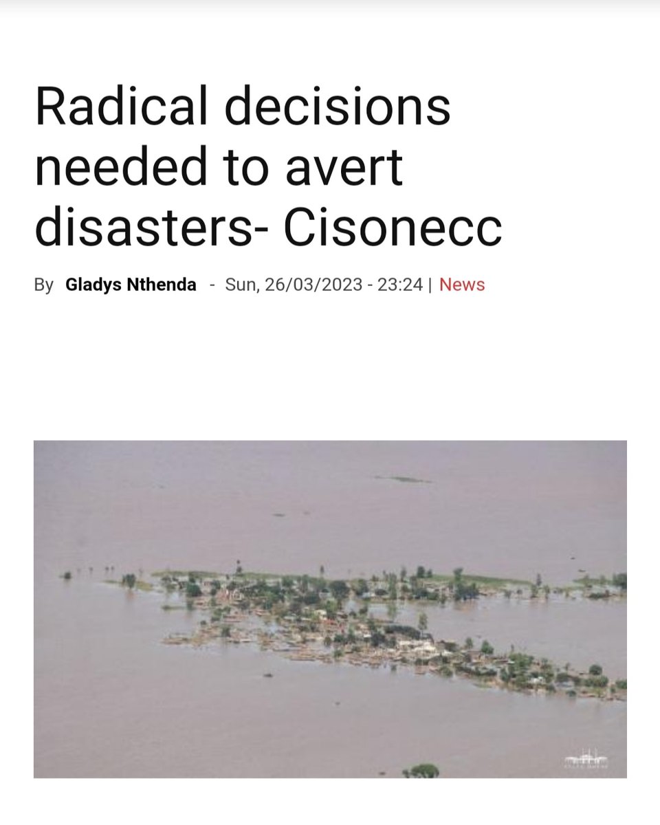 Two weeks have passed since #CycloneFreddy hit Malawi. Response and recovery efforts are still in progress. As we reflect on the effects of #CycloneFreddy, we need to rethink our priorities for the #disasterriskmanagement sector.

Read more here: kulinji.com/article/news/2…