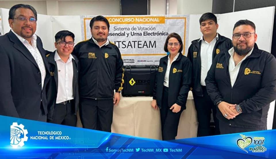 Los invitamos a seguir la Premiación de los Concursos Sistemas de Votación Presencial y Urna Electrónica y de Vía Remota.
¡Enhorabuena a nuestro representativo ITSATEAM!
¡Ganadores del 1er Lugar! <a href="/TecNM_MX/">TecNM</a> 
#OrgulloTecNM #ComunidadTecNM youtube.com/watch?v=JO-ed5…